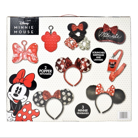 New Exclusive Collection Disney Minnie Mouse Deluxe Travel Accessory Set - Picture 4 of 13